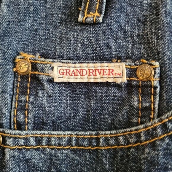 Grand River Mens suspender jeans NWOT - Picture 3 of 5